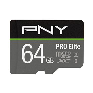 Imagem de PNY Cartão de memória Flash 64 GB Pro Elite Classe 10 U3 microSDXC