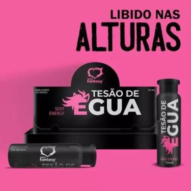 Imagem de Kit 10 Tesão de Egua Sexy Energy Energetico Feminino 10ml Sexy Fantasy