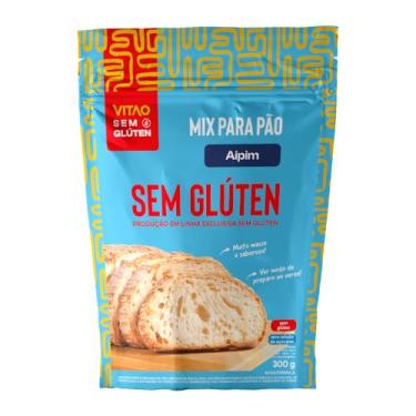 Imagem de Mix para Pão sem Glúten Aipim, Dourado, Vitao, 300 g