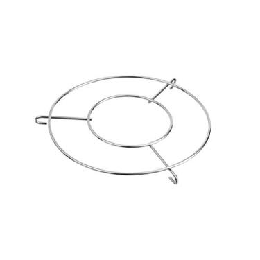 Imagem de Descanso de Panela Redondo em Aço Cromado