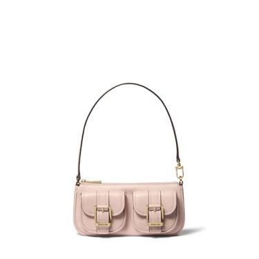 Imagem de Michael Kors Bolsa pequena conversível Zoe, Ferragens douradas/rosa suave, One Size