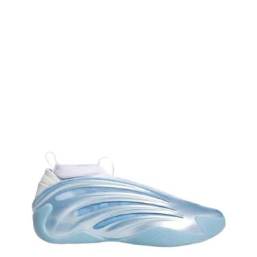 Imagem de adidas Tênis de basquete unissex Harden Volume 9, Azul/branco/preto, 37 BR
