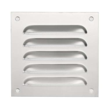 Imagem de PATIKIL Capa de ventilação de aço inoxidável de 15 x 20 cm, capa de ventilação de grade de ar HVAC, malha embutida para casa, cozinha, lareira, banheiro, parede, teto, prata