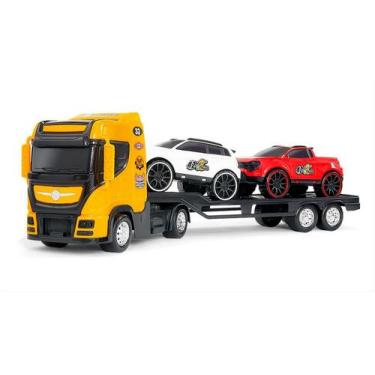 Imagem de Caminhão Reboque Com Dois Carros Bs Toys - 339