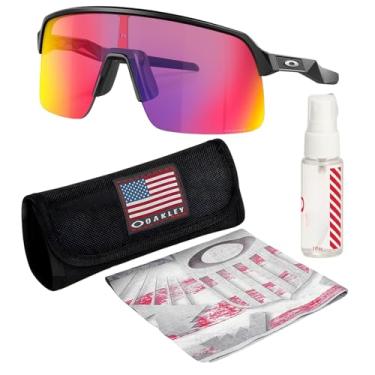 Imagem de OAKLEY Óculos de sol SUTRO Lite OO9463 em formato retangular com kit oficial de óculos, Preto fosco, 39 mm