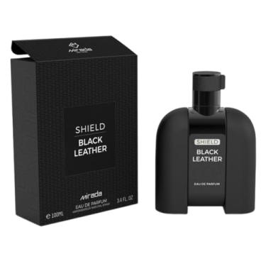 Imagem de MIRADA Shield Black Leather Eau de Parfum masculino (EDP) 100 ml, perfume masculino com notas de cardamomo, couro, jasmim, patchouli, âmbar e musgo