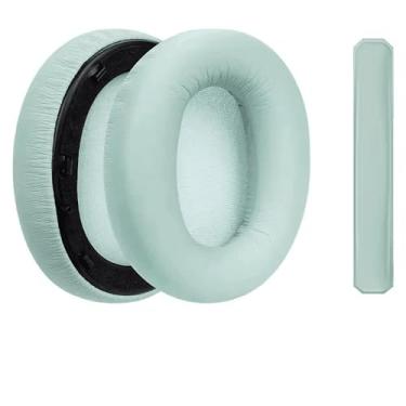 Imagem de Almofada de Fone de Ouvido de Reposição para o Fone de Ouvido do Edifier W820NB plus, Almofadas de Ouvido de Isolamento de Ruído (Verde)