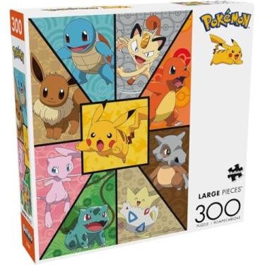 Imagem de Buffalo Games - Pokémon - Companheiros Kanto - Quebra-cabeça de 300 peças para adultos - Quebra-cabeça desafiador perfeito para noites de jogo - O tamanho final é 21,25 x 15,00