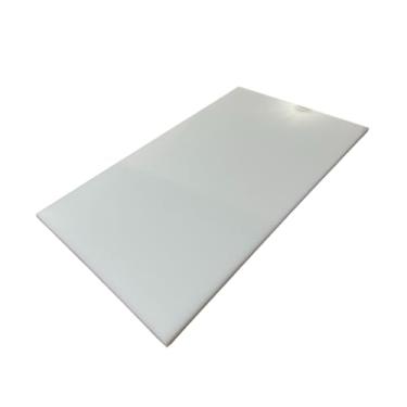 Imagem de tabua de corte 100x50cm de 20 mm p/casa cozinha restaurante churrasco padaria alimentos legumes carne profissional em polietileno