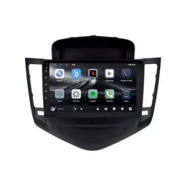 Imagem de Central Multimídia Cruze LT LTZ 2011 2012 2013 2014 2015 2016 Adak G2 Tela de 9" QLED 2GB de RAM 64GB Android Auto e Carplay + Câmera de ré Preto Fosco - PLAY-2964/G2