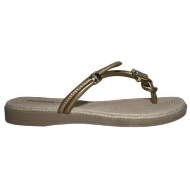 Imagem de Rasteirinha piccadilly adla rasteira 513039 - PICADILLY, Ouro marfim, 