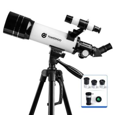 Imagem de Telescópio YUANZIMOO 70 mm de abertura de 400 mm de distância focal