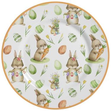Imagem de Sousplat follow The Bunny 34cm Cerâmica Alleanza - Alleanza Cerâmica