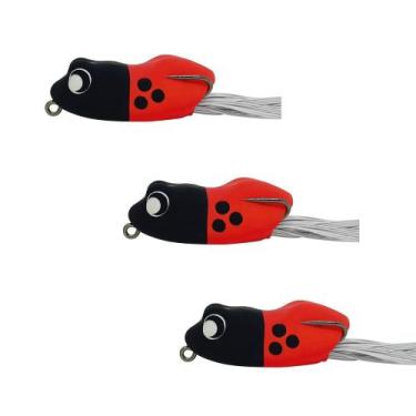 Imagem de Kit 03 Iscas Frog Matadeira Monster Z60 Sapinho P/ Traíra 03, Monster 