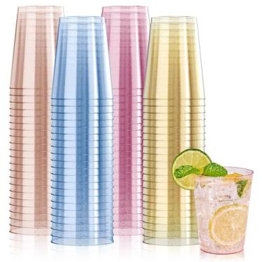 Imagem de Copos de plástico JOLLY CHEF 10 onças 300 mL, 100 pacotes descartáveis