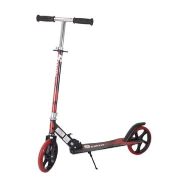 Imagem de Patinete Infantil Juvenil Dobrável E Ajustável Rodas 20cm Scooter - Vermelho