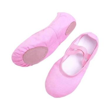 Imagem de Sapatilhas De Ballet Para Meninas E Meninos, Sola Macia De Lona, Chine