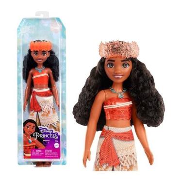Imagem de Boneca disney princesa coleção princesas saia com brilhos moana - matt