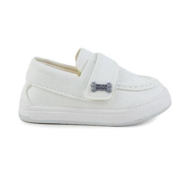 Imagem de Sapato Infantil Masculino Klin Branco - 1661-Masculino