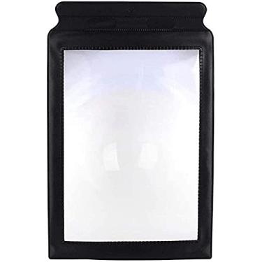 Imagem de Magnifyiglasses, Lupa A4 página inteira Readimagnififier, 3X grande folha de vidro de folha completa Lente Readiaid para, baixa visão, livros, páginas, revistas, jornais e mapas