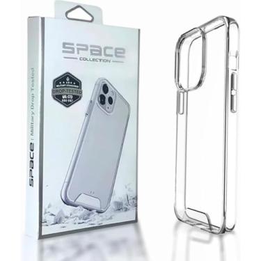 Imagem de Capa Capinha Space Transparente Anti Impacto Case Apple IPhone 7 8 Plus 11 12 13 14 15 16ProMax