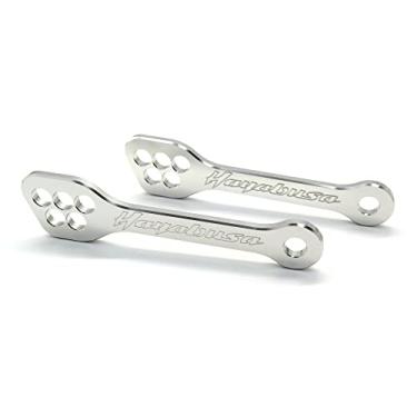Imagem de Arashi Kit de elos de redução de choque traseiro ajustáveis para Suzuki Hayabusa GSX1300R 1999-2023 Gen 1 2 Prata