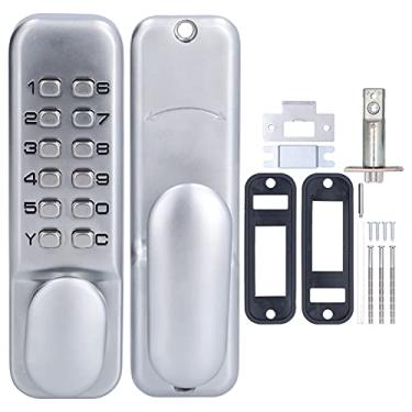 Imagem de Fechadura de Combinação Mecânica à Prova d'água Fechadura de Senha Mecânica Antirroubo Fechadura de Combinação Inteligente Fechadura de Porta Codificada Digital para Alavancas