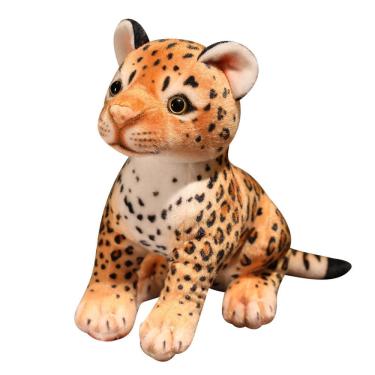 Imagem de Boneca de pelúcia com leopardo de pelúcia de 24 cm para crianças