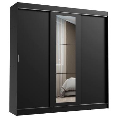 Imagem de Guarda Roupa Casal Kansas 3 Portas com Espelhos Madesa