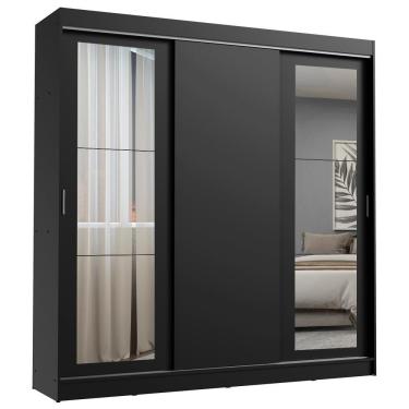 Imagem de Guarda Roupa Casal Kansas 3 Portas com Espelhos Madesa