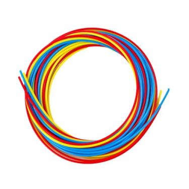 Imagem de Filamento PLA para Caneta 3D e Impressora, 20 Cores Sortidas, 1.75mm de Diâmetro, 3 Metros de Comprimento, Material de Modelagem 3D