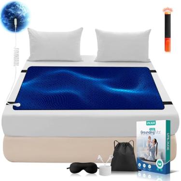 Imagem de UTILdude Tapetes de aterramento para cama (preto, tamanho Queen)