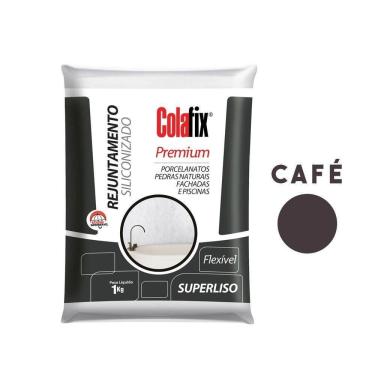 Imagem de Rejunte Colafix Siliconizado 1kg - Café