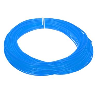Imagem de PATIKIL Kit de reparo de vime, 29,9 m 2,4 mm Material de vime sintético redondo conjunto de vime tecido de vime para artesanato DIY e confecção de cestas de tecelagem, azul escuro
