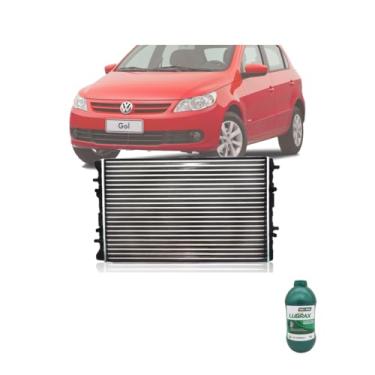 Imagem de Kit Radiador VW Gol 2006 em diante e Fox 2009 com Aditivo Lubrax Verde 1L