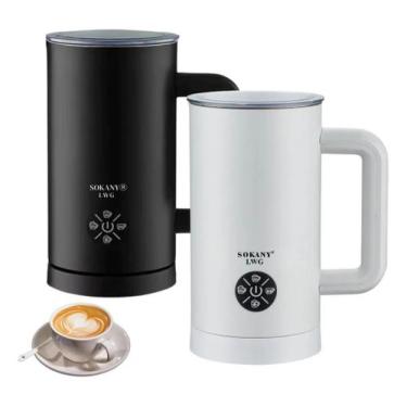 Imagem de Espumador Leite Elétrico 500w Automático Quente 220v - bco - Sokany