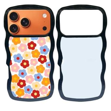 Imagem de JUSTRY 5 peças de capa de telefone em branco por sublimação em branco para impressão compatível com iPhone 17 Pro Max, capa protetora de borracha personalizada com prensa térmica DIY + inserção fosca