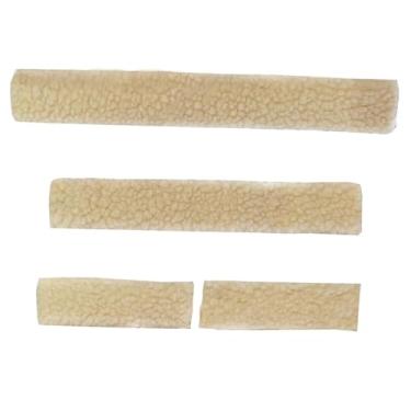 Imagem de YIJU Conjunto de 4 peças de protetores de focinheira para cabresto de cavalo, acessórios de treinamento, fácil instalação, conjunto de tubo para cabresto, Damasco