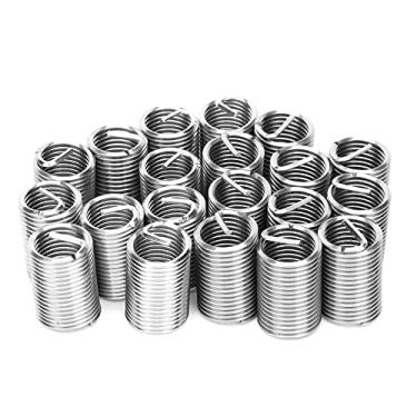 Imagem de Hyuduo Porca de Reparo de Rosca, 20 Peças de Manga de Reparo de Rosca de Aço Inoxidável X 1,5, Inserção de de Fio para Máquinas Hidráulicas, Porcas, Parafuso de Bucha de Manga, Conversão de (2,5D)