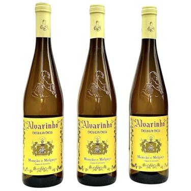 Imagem de Vinho Alvarinho Deu La Deu Branco - Vinho Verde | Kit Com 3 Garrafas | Oferta