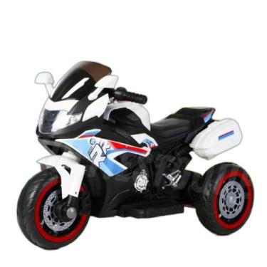 Imagem de Mini Moto Elétrica Branca - Esportiva E Compacta - Unitoys