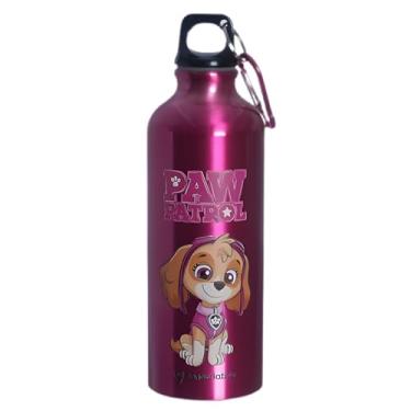 Imagem de Zona Criativa - Garrafa com Mosquetão – Skye Patrulha Canina – 500ml | Alumínio Leve, Portátil e Resistente, Preserva a Temperatura da Bebida – Para Escola, Trabalho e Dia a Dia