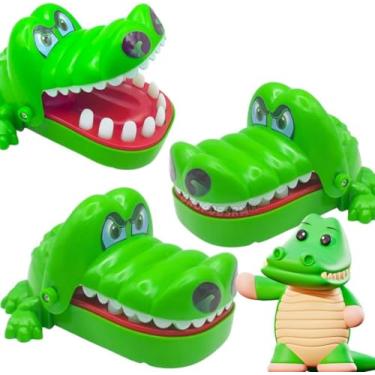 Imagem de Brinquedo Infantil Jacaré Morde Dedo Crocodilo Dentista Pegadinha