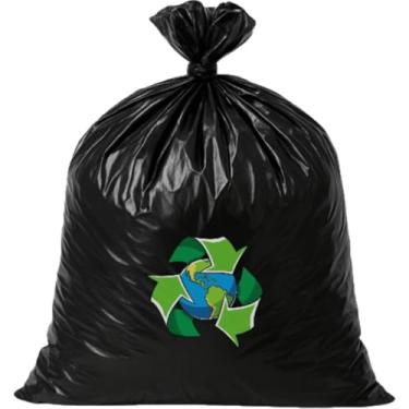 Imagem de 100 Sacos de Lixo Resistente - Capacidade 20 a 100L, Exclusivo, Direto da Fábrica, Uso Doméstico/Comercial (60 LITROS)