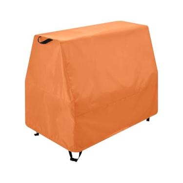 Imagem de Qilmy Orange Solid Color Kids Water Table Cover, Duty Waterproof Patio Table Covers for Outdoor Toddler Splash Tables, UV Resistant & Dustproof Play Table Protector, Cover Only