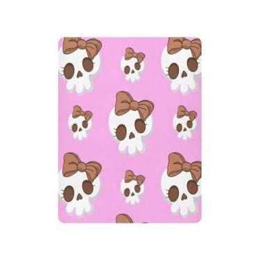 Imagem de JUZIHAI Lençol de berço de Halloween para meninos e meninas, capa de colchão de bebê macio elástico respirável para berço padrão e cama infantil, 99 x 68 cm