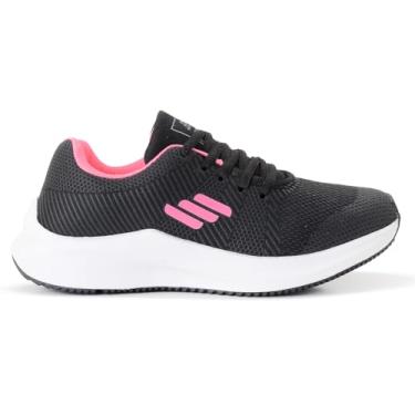 Imagem de Tênis Esportivo O2X Feminino Para Treino Academia (Preto Pink, BR, Adulto, Numérico, 36)
