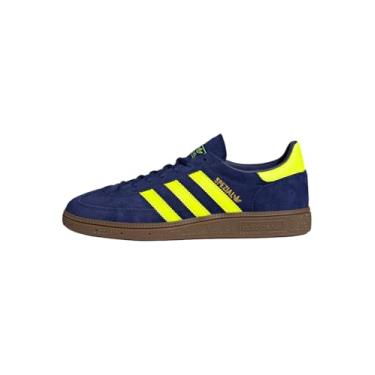 Imagem de adidas Tênis masculino casual de handebol Spezial com cadarço - azul, Multi, 7.5 Wide
