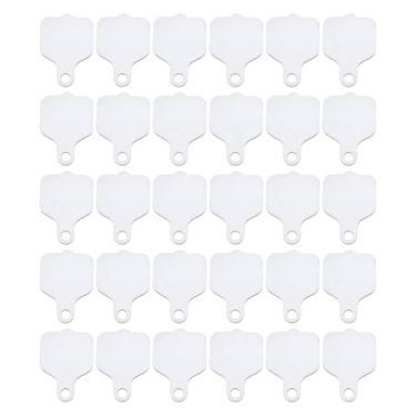 Imagem de Ainoli 30 unidades placa de pá de sublimação MDF placa de identificação de sublimação em branco decoração para copo de 40 onças