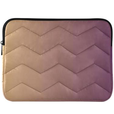 Imagem de Capa protetora para notebook universal de 33 a 14 polegadas marrom gradiente para laptop capa protetora para MacBook Air de 13 polegadas